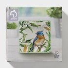 Блюдо сервировочное Доляна «Весенний вечер», 15×15 см, белое - Фото 8