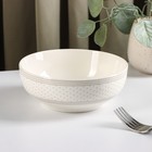 Салатник Доляна «Уютные коты», 600 мл, d=15.5 см, белый - Фото 2