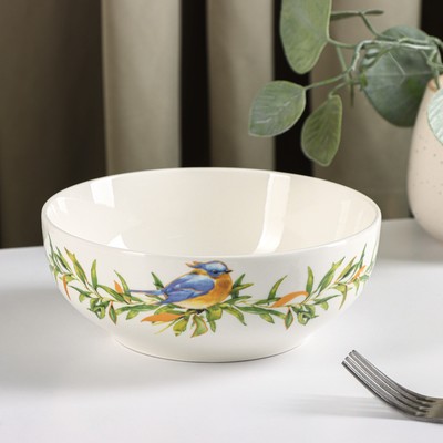 Салатник Доляна «Флора и Фауна», 600 мл, d=15.5 см