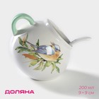 Сахарница с ложкой Доляна «Флора и Фауна», 200 мл - фото 1059393