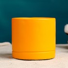 Горшок "Хедвиг" оранжевый, 10х9,5см - фото 40414466