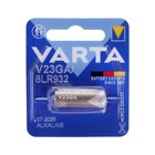 Батарейка алкалиновая Varta, LR23 (MN21, A23) - 1BL, 12В, блистер, 1 шт. - фото 319094007