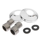 Смеситель для ванны ZEIN ZC2049, излив 40 см, картридж 35 мм, с душевым набором, хром 7603374