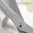 Набор ножниц: портновские 10", 25,5 см, для обрезки ниток 10,5 см, цвет чёрный - фото 6718579