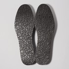 Стельки для обуви, универсальные, р-р RU до 46 (р-р Пр-ля до 46), 29 см, пара, цвет чёрный - фото 6718612