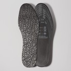 Стельки для обуви, универсальные, р-р RU до 46 (р-р Пр-ля до 46), 29 см, пара, цвет чёрный - фото 6718613