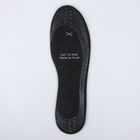 Стельки для обуви, универсальные, р-р RU до 46 (р-р Пр-ля до 46), 29 см, пара, цвет чёрный - фото 7717036