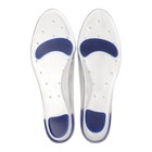Стельки для обуви, с супинатором, универсальные, 37-38 р-р, 25 см, пара, цвет прозрачный/синий - Фото 3