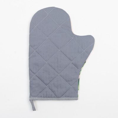 Набор кухонный «Самая любимая»: варежка-прихватка 20×28 см, прихватка 19×19 см,100% хл