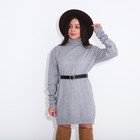 Ремень женский, ширина 2.8 см, пряжка металл, цвет чёрный - фото 57966514