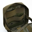 Аптечка тактическая-подсумок, 14.5×20 см, зелёная - Фото 9