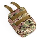Аптечка тактическая-подсумок, камуфляж мультикам, 15×19 см, бежевая/зелёная - Фото 5