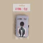 Набор маникюрный «С ЗАБОТОЙ», 6 предметов, в футляре, в PVC - коробке, серый - Фото 5