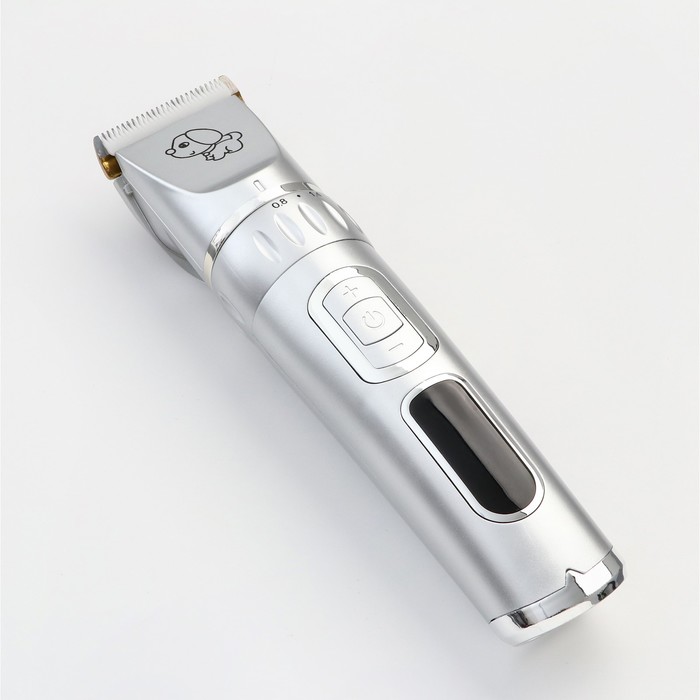 Машинка для стрижки животных аккумуляторная , зарядка от USB-зарядка - Фото 1