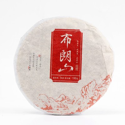 Китайский выдержанный черный чай "Шу Пуэр. Bulang Shan", 100 г, 2020 г, Юньнань, блин