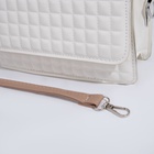 Сумка-мессенджер на клапане, цвет молочный - Фото 6