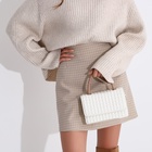 Сумка-мессенджер на клапане, цвет молочный - Фото 2