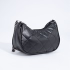 Сумка-багет на молнии, цвет чёрный - фото 809135288 Сумка-багет на молнии, цвет чёрный - фото 809135288