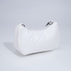 Сумка-багет на молнии, цвет белый - фото 808351152 Сумка-багет на молнии, цвет белый - фото 808351152