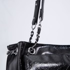 Сумка женская на молнии, цвет чёрный - фото 21811919