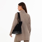 Сумка женская на молнии, цвет чёрный - фото 27230992