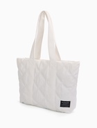 Сумка-шопер женская на молнии, размер 44×11×34 см, однотонная, белая - Фото 6