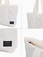 Сумка-шопер женская на молнии, размер 44×11×34 см, однотонная, белая - Фото 4