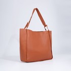 Сумка женская на магните, цвет рыжий - Фото 4