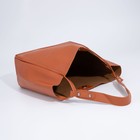 Сумка женская на магните, цвет рыжий - Фото 6