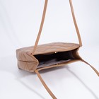 Сумка женская тоут на магните, цвет бежевый - фото 25463503