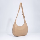 Сумка-багет на молнии, цвет бежевый 9199986