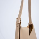 Сумка женская на магните, косметичка, цвет бежевый - фото 21812183