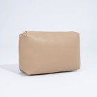 Сумка женская на магните, косметичка, цвет бежевый - фото 21812184