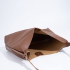 Сумка женская на магните, косметичка, цвет коричневый - фото 43258629
