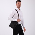 Сумка мужская, цвет коричневый - фото 26748675