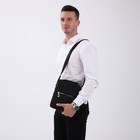 Сумка мужская, цвет чёрный - фото 24628647