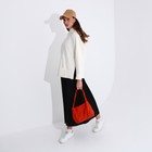 Сумка женская на молнии, цвет рыжий - фото 39801322