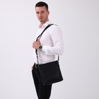 Сумка мужская, цвет чёрный - фото 24726494