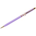 Ручка шариковая поворотная MESHU Lilac jewel, синий стержень, металлический корпус - Фото 3