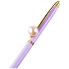 Ручка шариковая поворотная MESHU Lilac jewel, синий стержень, металлический корпус - Фото 4