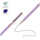 Ручка шариковая поворотная MESHU Lilac jewel, синий стержень, металлический корпус - Фото 5