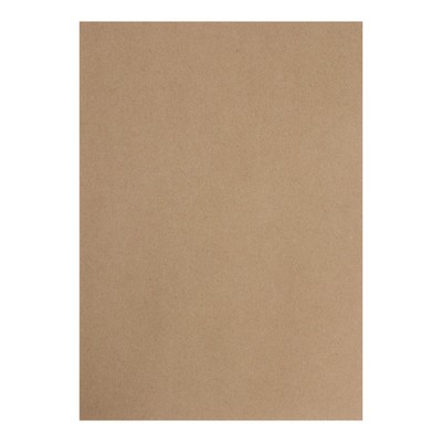 Крафт-бумага для рисования, графики и эскизов А3, 20 листов (300×420 мм), 175 г/м², в крафт папке, коричневая/серая
