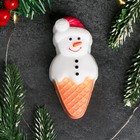 Фигурное мыло "Мороженка снеговик" 88гр - фото 11251795