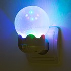 Ночник "Шарики" LED бело-синий 7х7х11 см 9282011