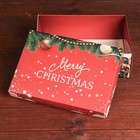 Подарочная коробка, сборная "Счастливого Рождества", 24 х 17 х 8 см - Фото 4