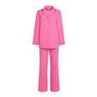 Костюм женский (жакет, брюки) MINAKU: Green trend цвет ярко-розовый, размер 42 - Фото 6