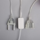 УЦЕНКА Гирлянда «Нить», 5 м, с насадками «Розы зеленые», IP20, 20 LED, 220 В, прозрачная нить, свечение тёплое белое - Фото 4