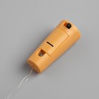 УЦЕНКА Гирлянда «Нить» 2 м роса с пробкой, IP20, серебристая нить, 20 LED, от батареек LR44×3, свечение красное - Фото 4