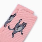 Носки «Кот», цвет розовый, размер 36-40 - фото 22895859