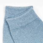 Носки женские шерстяные, цвет голубой, размер 36-40 - Фото 3